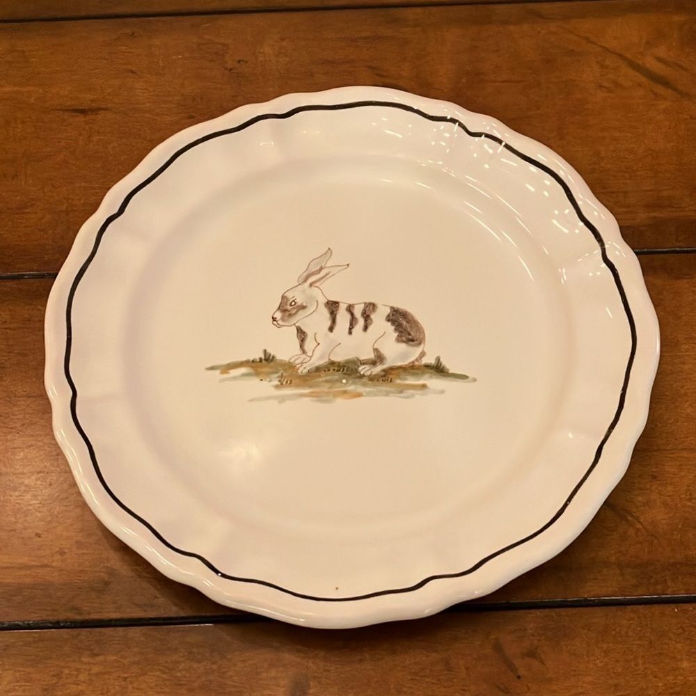 Bunny Rabbit Plate - Picture 1 of 2